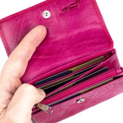 A. Eriksson lompakko Flower Aino Fuksia