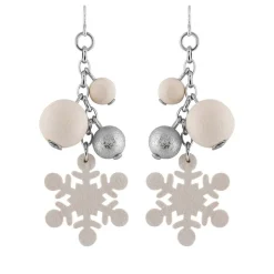 Aarikka korvakorut Lumisade