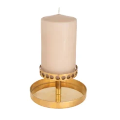 Aarikka Kultatuikku kynttilänjalka messinki