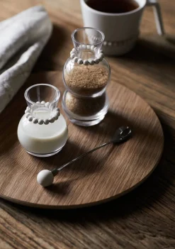 Aarikka Kupla minilasimaljakko 9 cm kirkas/valkoinen