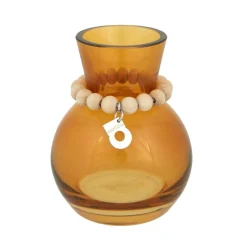 Aarikka Kupla minilasimaljakko 9 cm ruskea