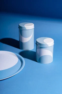 Aarikka peltipurkki M tuliainen sininen