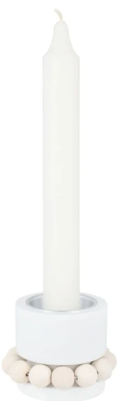 Aarikka Prinsessa kynttilänjalka valkoinen