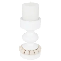 Aarikka Prinssi kynttilänjalka valkoinen