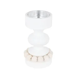 Aarikka Prinssi kynttilänjalka valkoinen