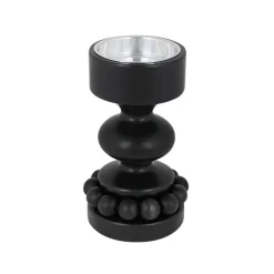 Aarikka Prinssi kynttilänjalka musta