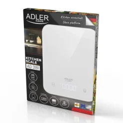 Adler keittiövaaka valkoinen