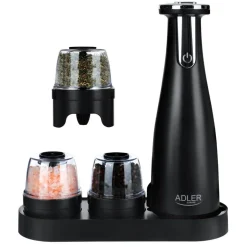 Adler suola- ja pippurimylly elektroninen musta