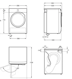 Aeg kuivausrumpu 8 kg TR722L84O