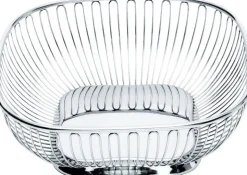 Alessi Neliönmallinen teräslankakori