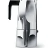 Alessi Ossidiana espressopannu 6 kuppia alumini