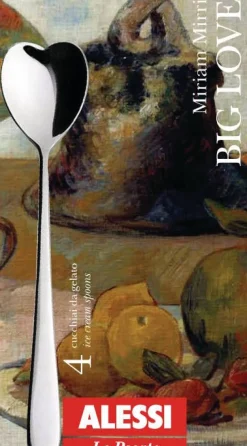 Alessi Sydänlusikat BIG LOVE 4 kpl