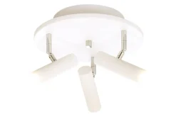 Aneta Lighting kattospotti Artic LED  3-os. pyöreä valkoinen/kromi