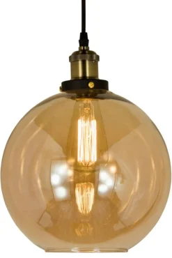 Aneta Lighting kattovalaisin Beatrice antiikki/meripihka