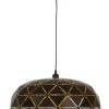 Aneta Lighting kattovalaisin Lattice 50 cm musta