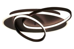 Aneta Lighting LED-plafondi Legato musta