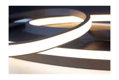 Aneta Lighting LED-plafondi Legato musta