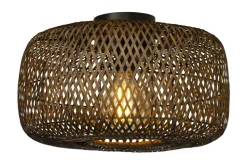 Aneta Lighting plafondi Savanna Ø 40 cm ruskea