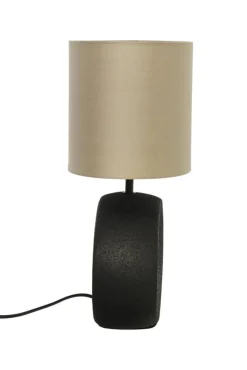 Aneta Lighting pöytävalaisin Ellipse musta/beige