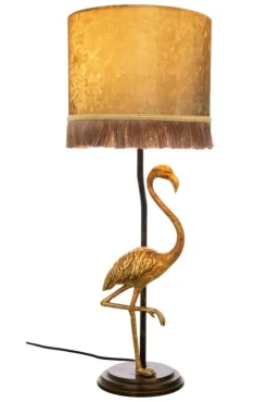 Aneta Lighting pöytävalaisin Flamingo mustakulta/kulta