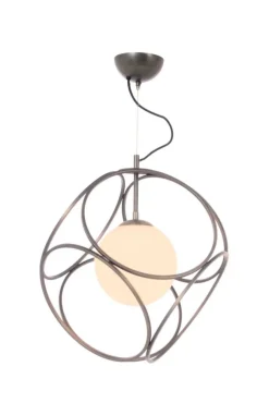 Aneta Lighting riippuvalaisin Rigoletto tina/valkoinen