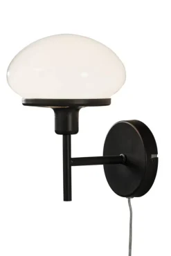 Aneta Lighting seinävalaisin New August musta/valkoinen