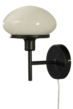 Aneta Lighting seinävalaisin New August musta/valkoinen