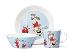 Arabia Muumi lautanen 19 cm Vilijonkka harmaa