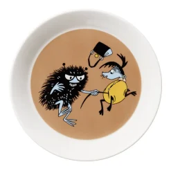 Arabia Muumi lautanen 19 cm Haisuli vauhdissa