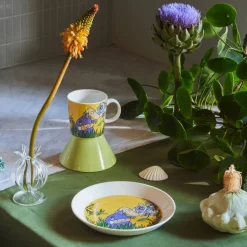 Arabia Muumi lautanen 19 cm Hemuli keltainen