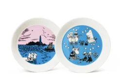 Arabia Muumi Lautassetti Iltapurjehdus ja rauha