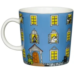 Arabia Muumi muki Muumitalo 0,3 L sininen