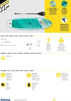 Bestway SUP-lauta Hydro-Force Huaka'I 305x84 cm