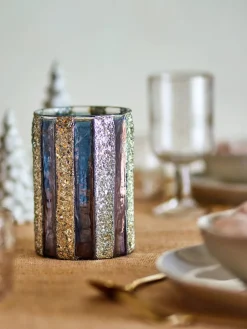 Bloomingville kynttilälyhty Cicilia kulta