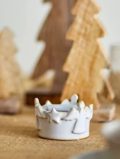 Bloomingville kynttilälyhty Starry valkoinen