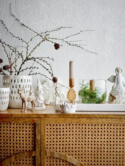 Bloomingville kynttilälyhty Starry valkoinen