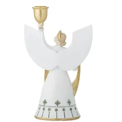 Bloomingville kynttilänjalka Evangeline valkoinen