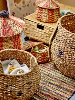 Bloomingville Mini kori Birsen kannella punainen/beige