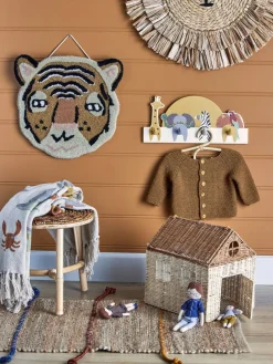 Bloomingville Mini naulakko Mallen ruskea