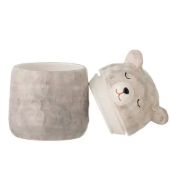 Bloomingville Mini rasia Puk kannella harmaa