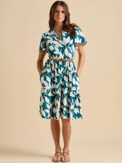 Brakeburn mekko Woodland leaves