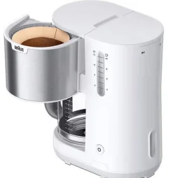 Braun kahvinkeitin PurShine KF1500 valkoinen