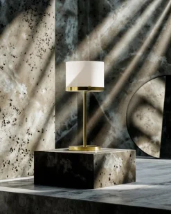 By Rydéns pöytävalaisin Marcel messinki/valkoinen