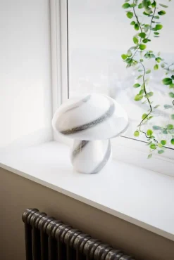 By Rydéns pöytävalaisin Mira Mushroom valkoinen / musta