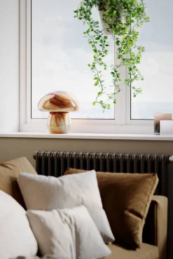 By Rydéns pöytävalaisin Mira Mushroom luonnonvärinen