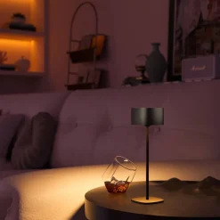 Calex pöytävalaisin Serino IP44 ladattava musta