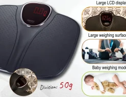 Camry henkilövaaka musta