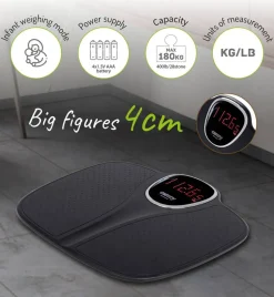 Camry henkilövaaka musta