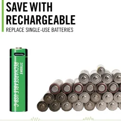 Coast paristo AA USB-C 1.5V 4 kpl sis. latauskaapelin