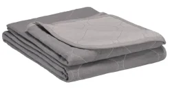 Create Home Aamu päiväpeite 2-puoleinen 260x260cm harmaa/l.valkoinen